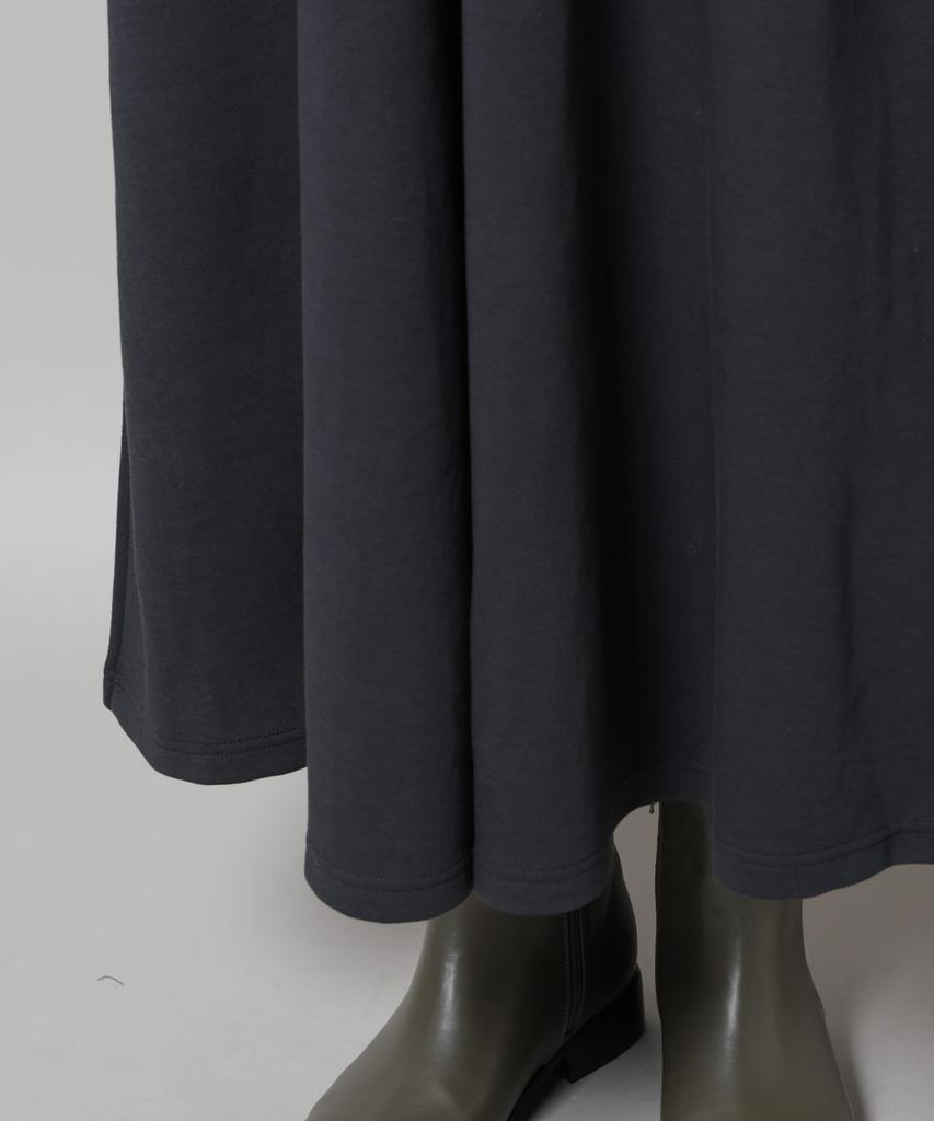 Nano Universe Light Cotton Cardboard Flared Size Dress, Women's, M, 023, Charcoal, 669-5219313