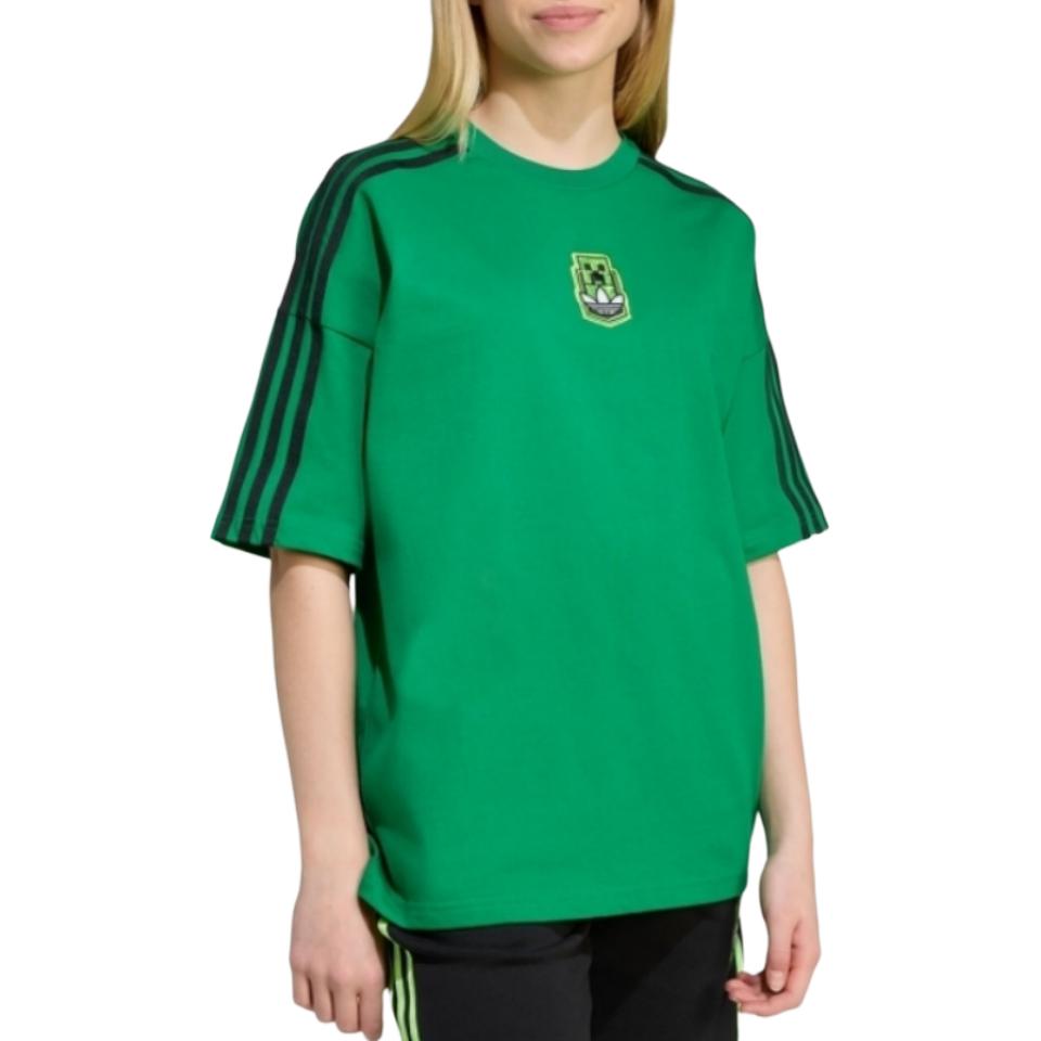Adidas Originals x Minecraft T Shirt Green Kids KD9829 164