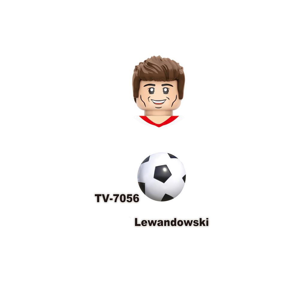 TV6506 TV6507 Action Toy Figures Football Players Assemble Bricks Building Blocks Gifts For Children Kids Small Dolls