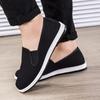 Old Beijing cloth shoes men upgrade beef tendon sole cloth shoes breathable one pedal comfortable soft sole military single black cloth shoes