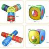 Collapsible Pleated Pet Tunnel Tube Toy - Multi-Shape Funny Play Hole Perfect for Kitten Small Dog Ferret Rabbit & Cat Playtime