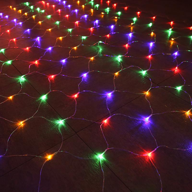 LED Net Solar Fishing Lights for Outdoor Lawn and Hotel Decor