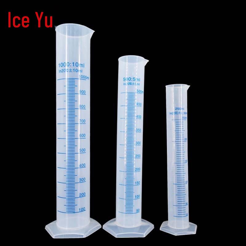 BYrl-200 Plastic Measuring Cylinder Set Assorted Sizes