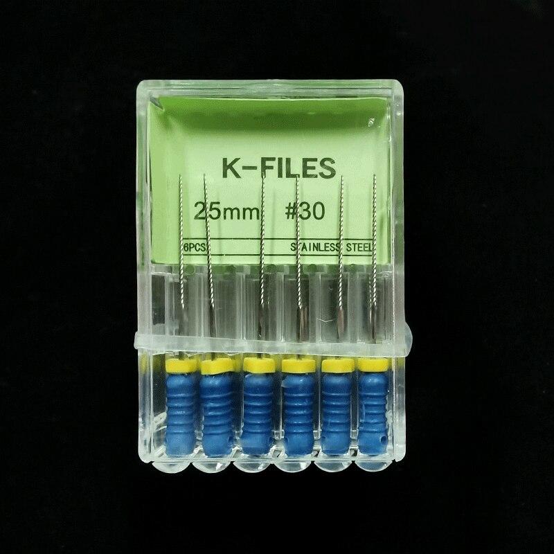 Outils dentaires, Cannal radiculaire, lime Endo H, 25mm, K, Instruments endodontiques en acier inoxydable, dentiste, dentisterie, Odontologia