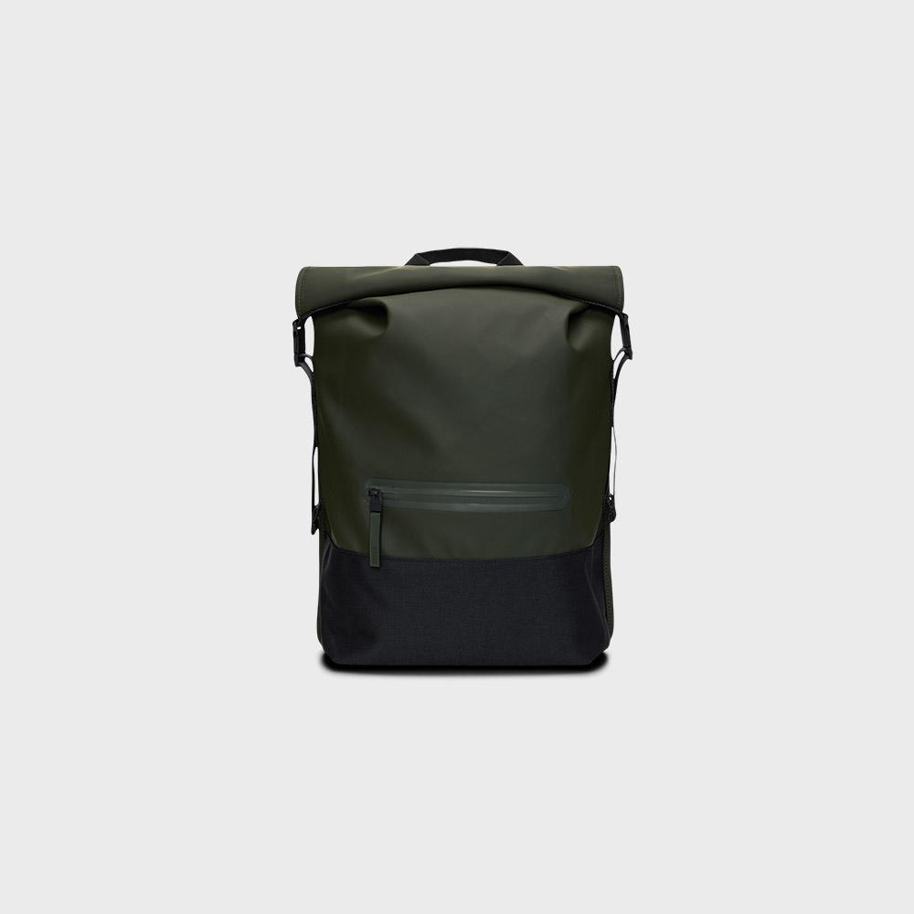Rains Trail Roll-Top Backpack - Green