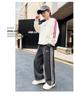 2025 Boys' Fleece-Lined Sweatpants: Thick, Handsome, Loose Fit for Autumn/Winter