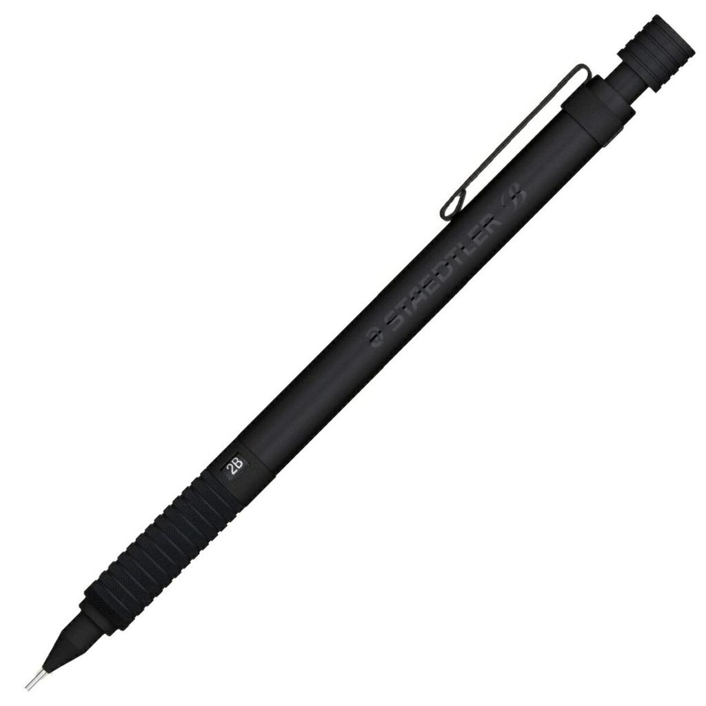 Staedtler Mechanical Pencil Drafting 0.3mm All Black B Sharp (Stationery)