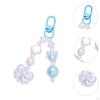 Beaded Key Charm Bag Pendant Accessory Novelty Decorative Cute Colorful Bead Bracelet