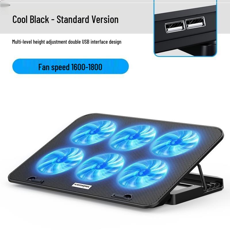 Тихая охлаждающая подставка для игрового ноутбука с вентиляторами