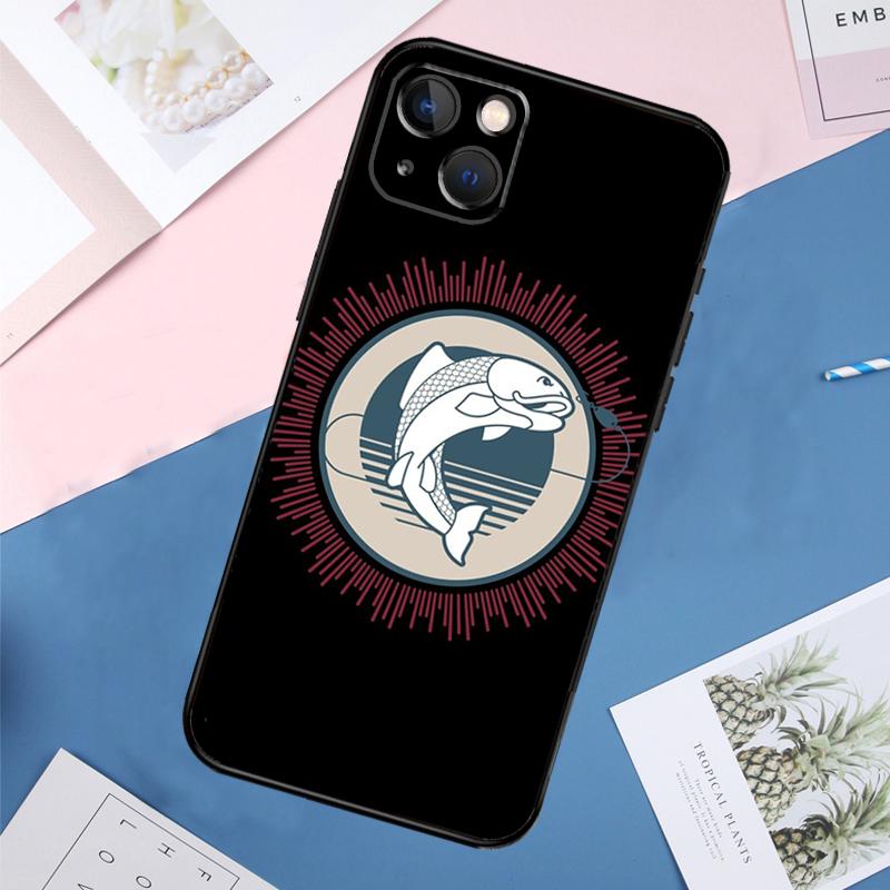 Carp Fishing Case For iPhone 14 15 16 Pro Max 11 12 13 Mini X XR XS Max Plus Phone Back Cover