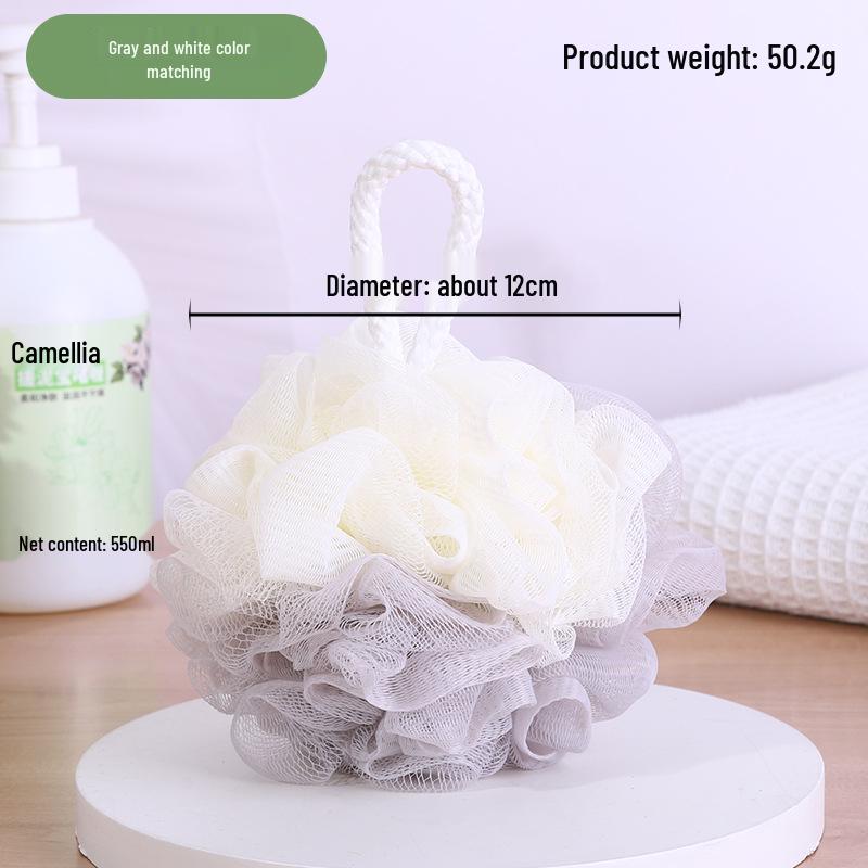 Premium Large Loofah Bath Ball - Exfoliating Shower Puff for Women