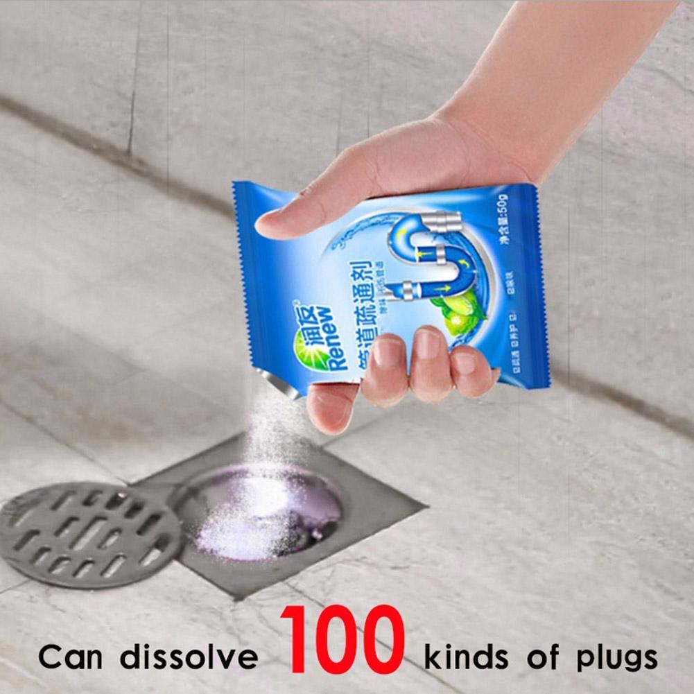 

50г Дезодорант для кухонних каналізаційних труб Потужний засіб для прочищення труб Туалетний інструмент для чищення