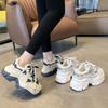 Korean Version of the Popular Dad Shoes Women 2025 Summer New Internet Celebrity Versatile Thick Sole Height Increase Running Sports Leisure Cloth