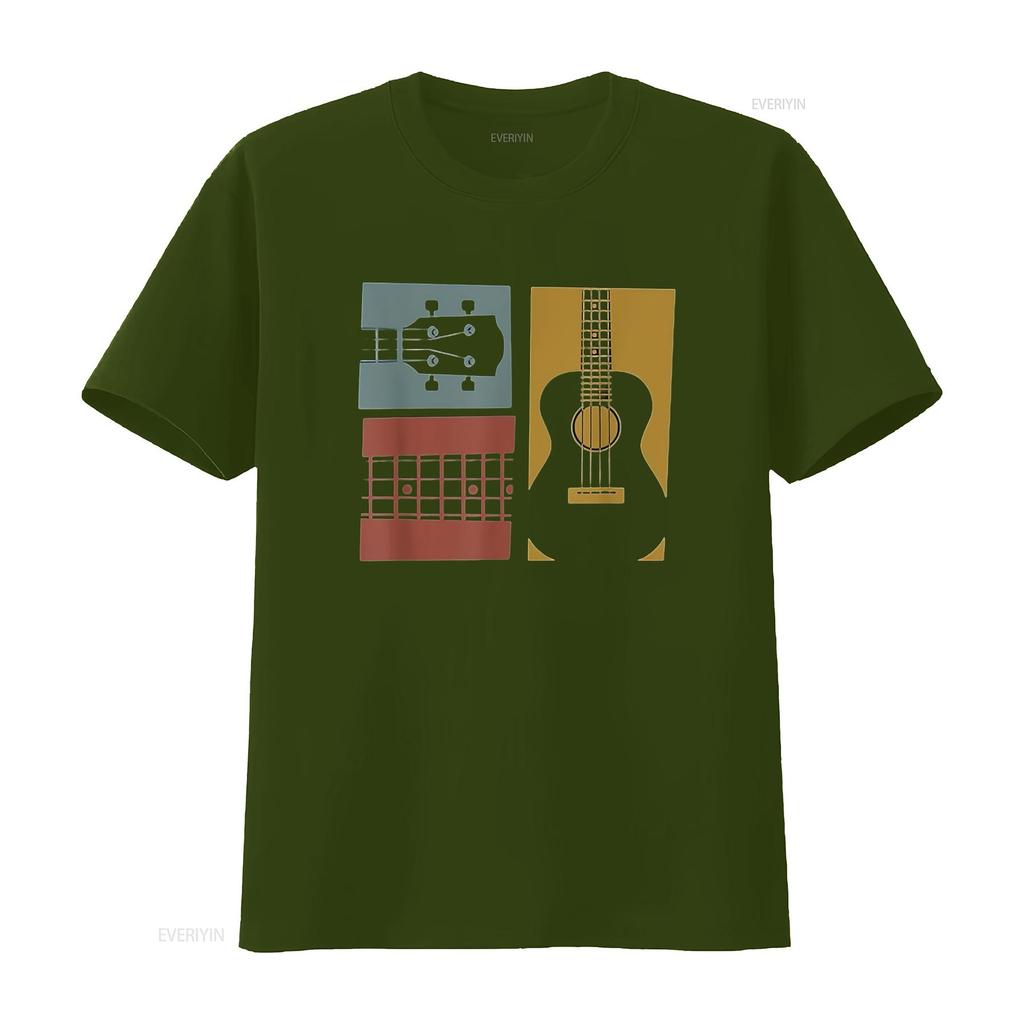 Mens Vintage Ukulele Guitar T Shirt Uke Player Musician s White 2X Large vintage Washed streetwear Top For Everyday Wear Casual