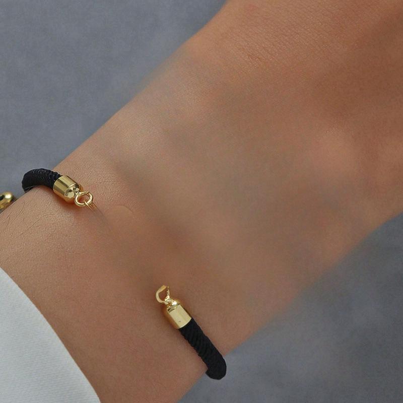 Adjustable Milan Style Colorful Bracelet - Red Rope, Handcrafted DIY Design