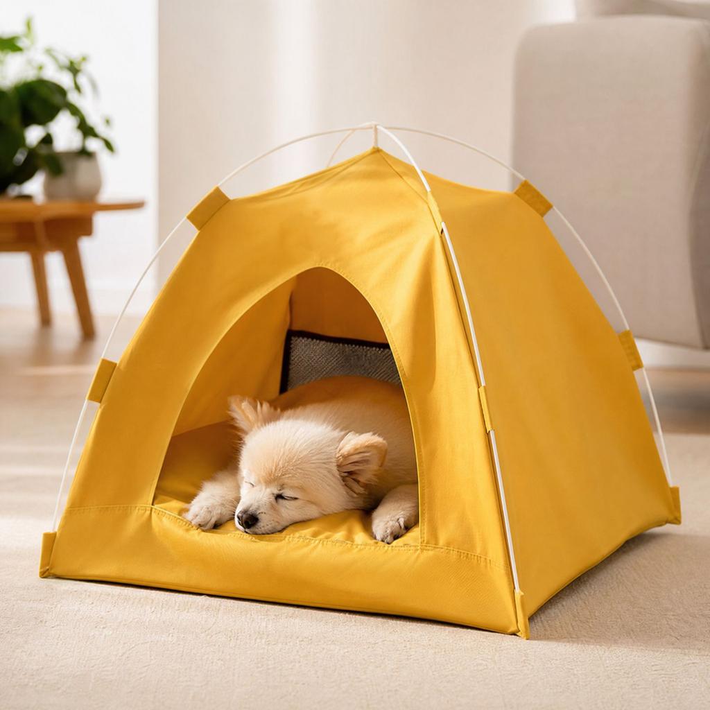 Tragbares faltbares Hundezelt mit Sonnenschutz für Outdoor-Reisen und den Strand