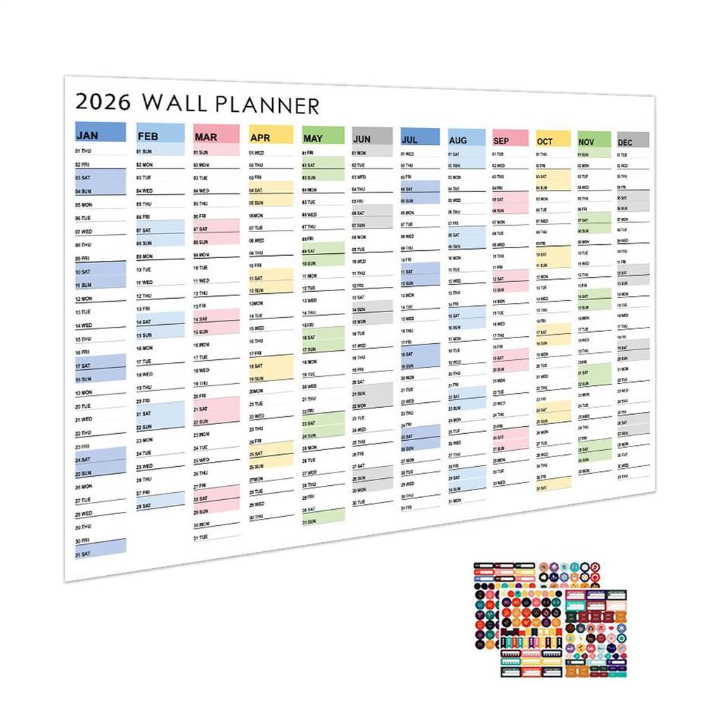 2026 Wall Calendar Large Monthly Wall Calendar Office Aesthetic Planner Home Decor For Housework Study Tasks Living