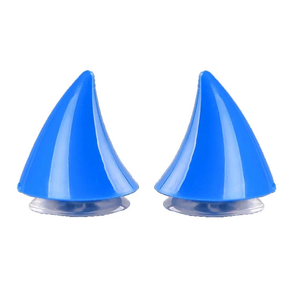 2PCS Motorcycle Helmet Cute Corner Rubber Horn Decoration Motocross Full Face Off Road Helmet Decoration Moto Car Accessories
