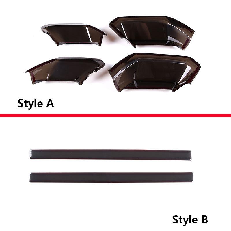 For Chevrolet Corvette C7 2014-2019 ABS Black Car Rear Tail Light Rear fog lamps Blackout Cover Trim Sticker Car Accessories