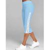 Pantaloni Sportivi Leggings Sexy Sottili con Laccetti di Mais Multicolore per Primavera ed Estate