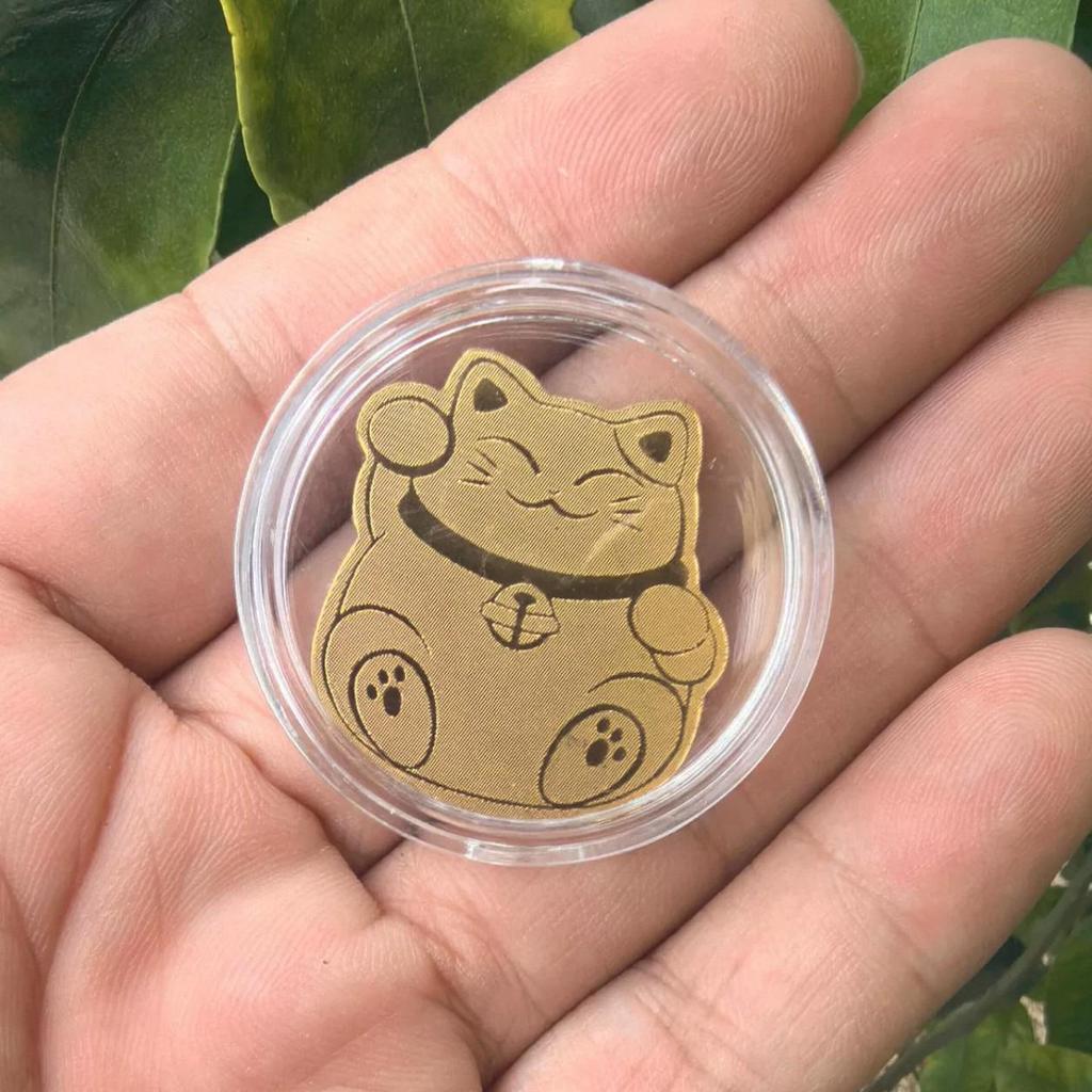 999 Pure Gold Phone Sticker for Health, Peace, and Joy - Popular Small Gift