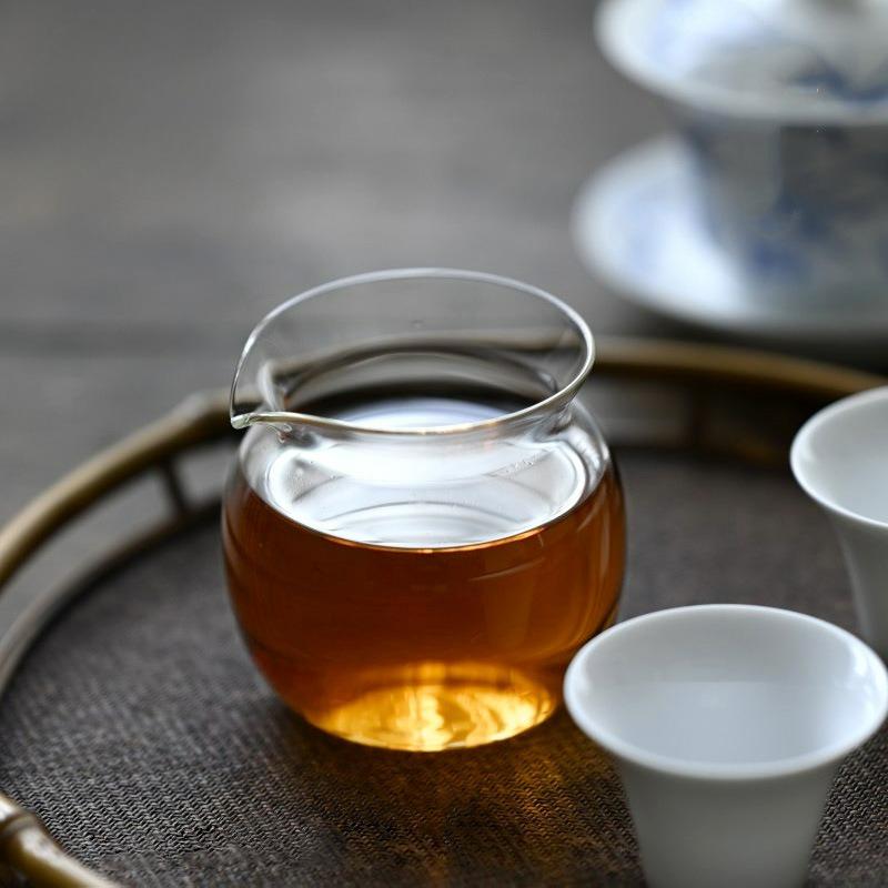 Japanese Style Heat Resistant Glass Tea Cups Household Tea Ceremony Chahai Kung Fu Tea Cup Drinking Accessories Teaware 2025 New