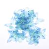 50Pcs 3D Organza Fabric Butterfly Appliques Gradient Color Double-Layer Simulation Mesh Butterfly Patch Translucent