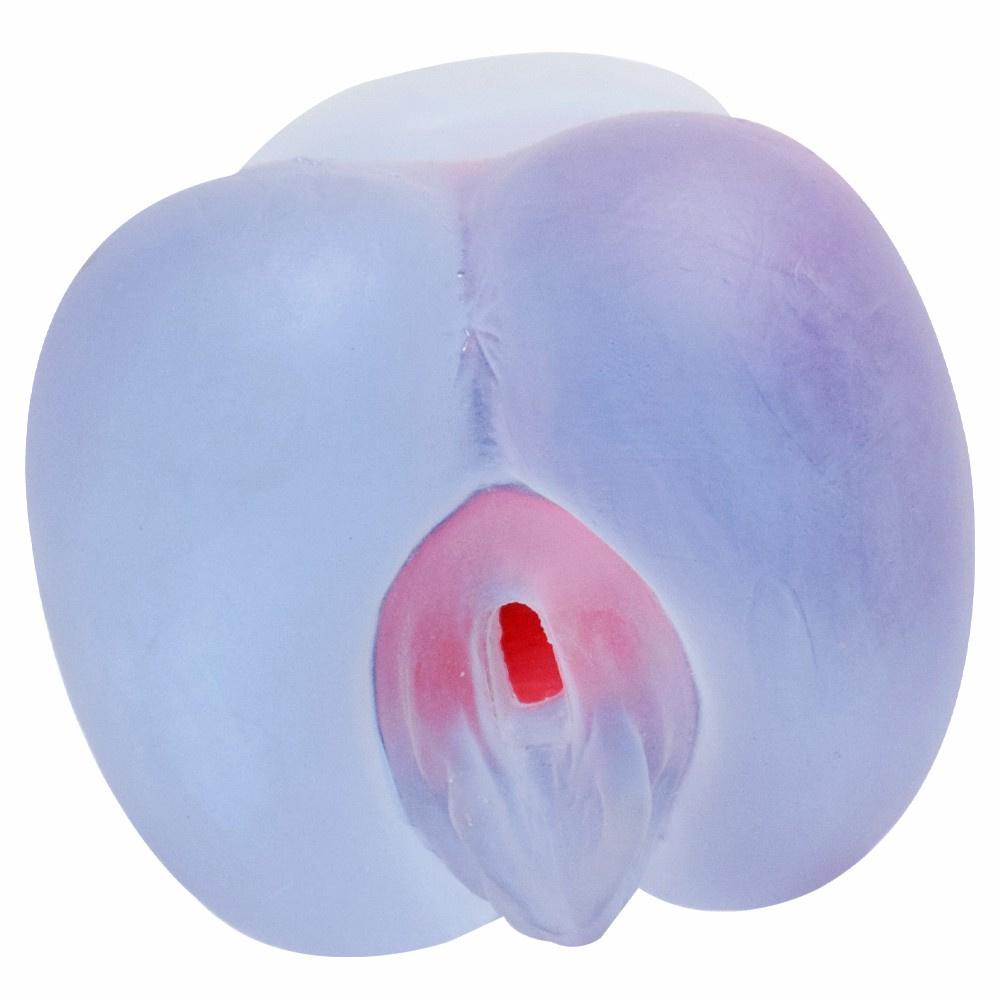 Transparentní modrý pánský masturbační kalíšek Casting Falešná vagína Sexuální hračky pro dospělé Kapesní kočička Sex Doll