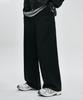 Atejeu Essential One-Pleat Wide Sweatpants [Black]