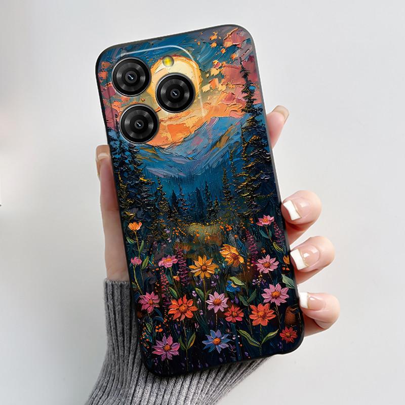 For Blackview Shark 9 5G Case Cute Funny Love Heart Rabbit Soft Silicone Protective Back Cover For Black View Shark 9 Phone Case