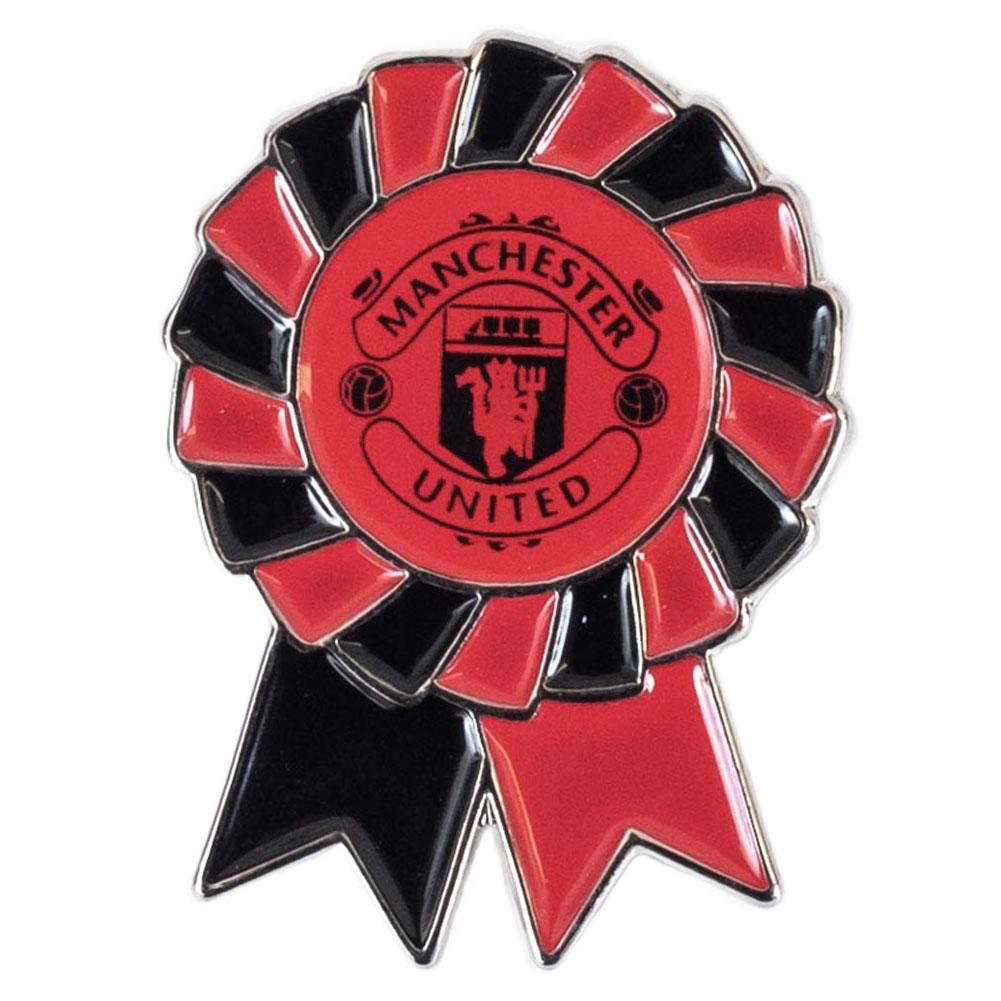 Manchester United FC Metal Rosette Badge