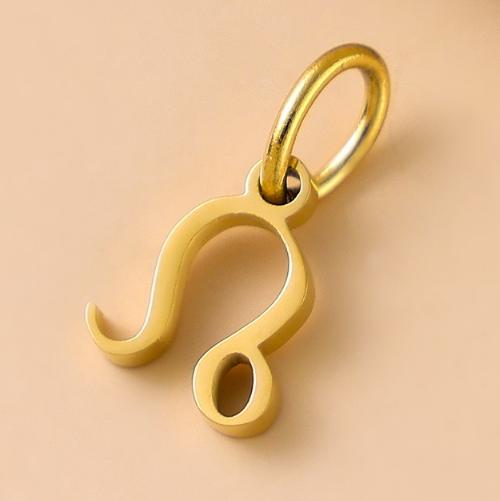 SUNIBI Stainless Steel Star Zodiac Sign 12 Constellation Pendant Accessories for Necklace Women Man Jewelry Gifts