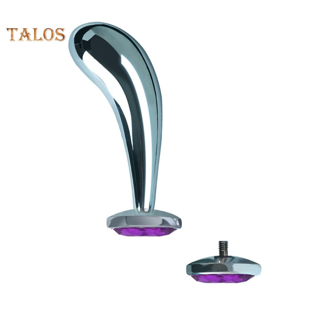 TA Metal Anal Plug Butt Dilator G Sport Massager Couple Masturbation Sex Toy