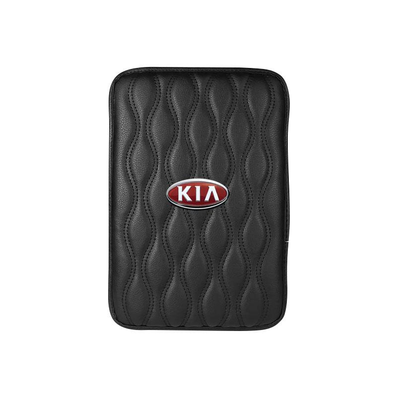 1Pcs Leather Auto Armrest Pads Protective Waterproof Hand Cushion For Kia Ceed Sorento Sportage Niro Optima Picanto Rio Morning Forte K8