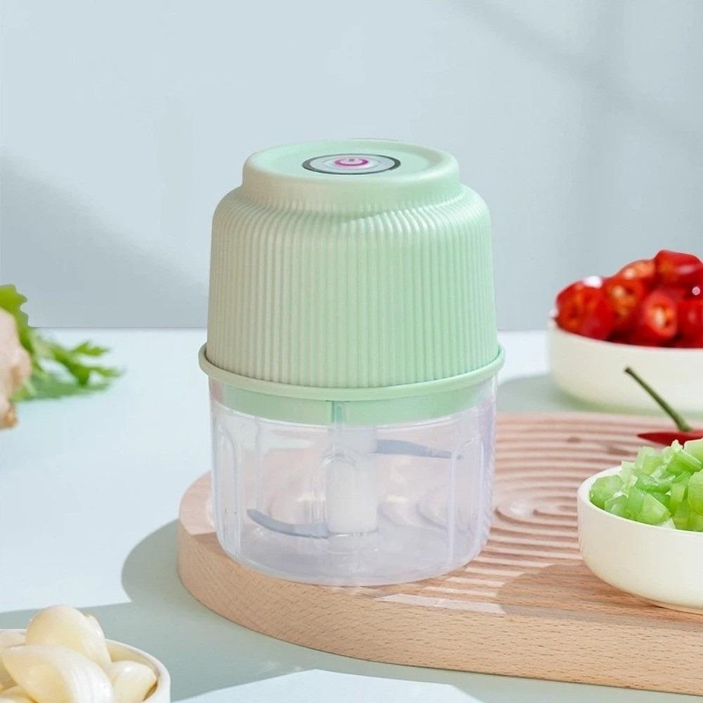 Wireless Mini Meat Grinder Detachable Food Processor Portable Vegetable Grinder Food Processing светло-зеленый