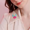 Colorful Ballet Brooch Rhinestone Jewelry Lapel Pin Accessories New Collar Lapel Pin