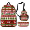 Christmas Backpack Backwoods Cigar Star Backpack Peripheral Set Backpack Satchel Pencil Case Set
