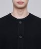 Musinsa Standard Relaxed Ribbed Round Neck Cardigan [Black]