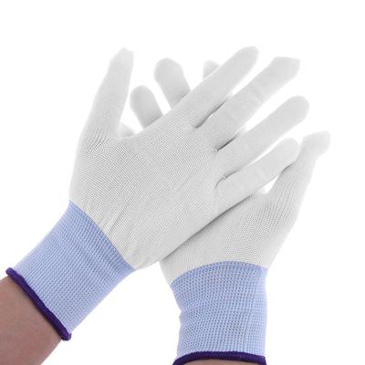 Practical White Auto Nylon Wrapping  Mittens Vinyl Sticker Car Wrap Gloves