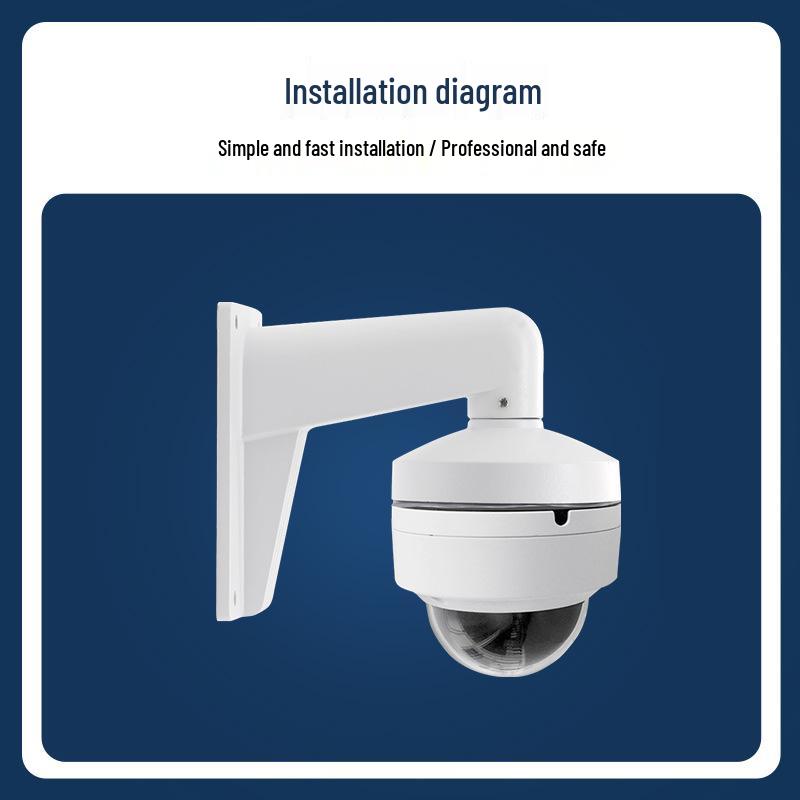 Dome Bracket ZSX-1273ZJ-135 for 135mm Hikvision/Dahua Cameras, Thick Aluminum Alloy