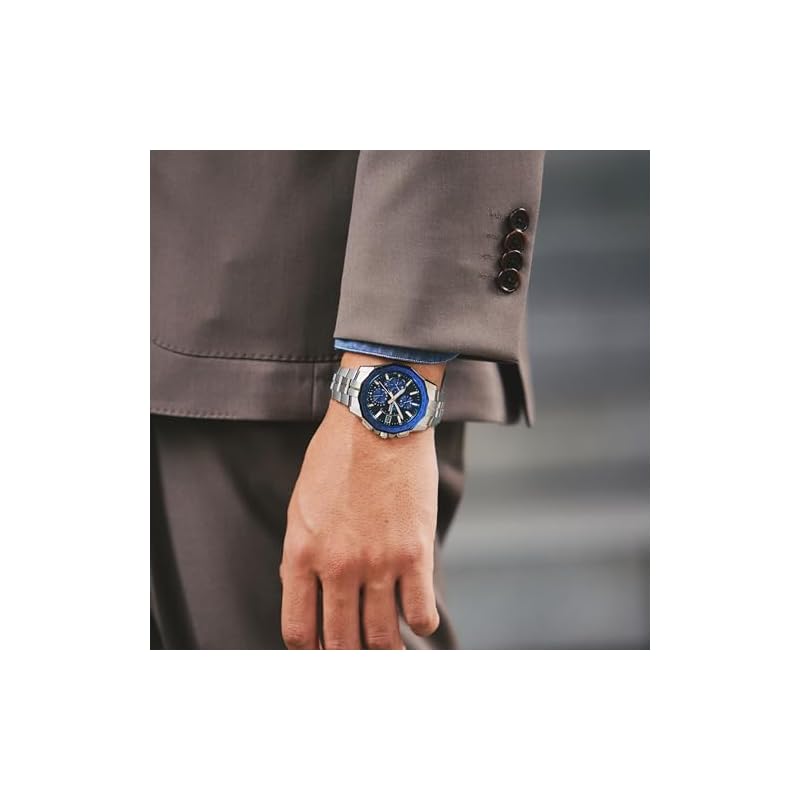 [Casio] Oceanus Watch [Domestic Genuine Product] Made In Japan Manta Bluetooth Radio Solar Sapphire Glass OCW-S6000-1AJF Men's Silver