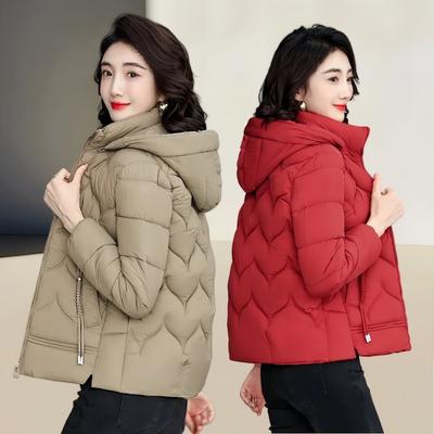 Down Cotton-padded Jacket Short Women's Hooded Winter Jacket Thickened Warm Cotton-padded Jacket New Cotton-padded Jacket Tide