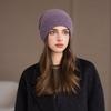 New Colored Diamond Hat Women's Winter Outdoor Fashion Thickened Warm Knitted Hat