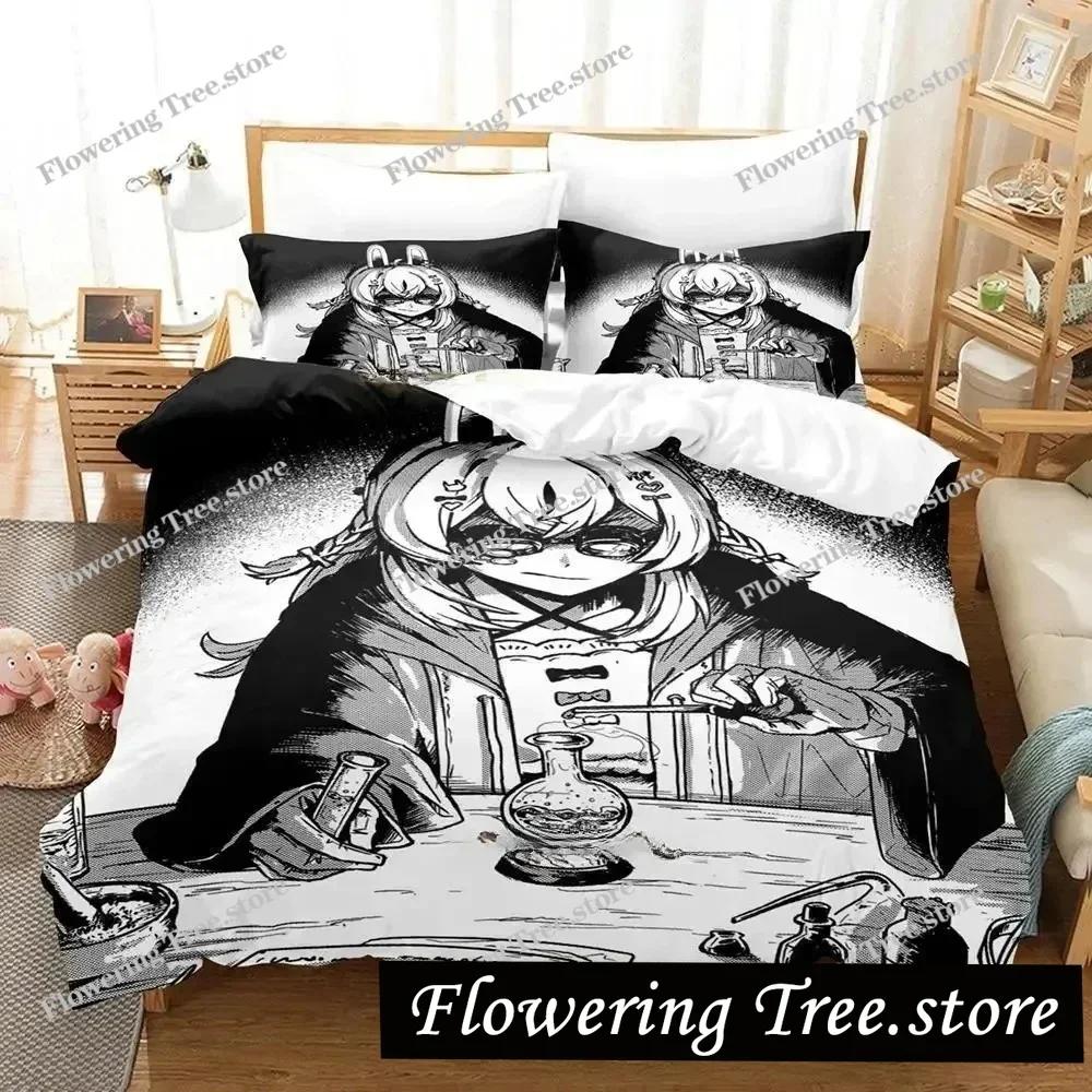 Kawaii Pipkin Pippa Bedding Set Single Twin Full Queen King Size Bed Set Adult Kid Bedroom Duvet Cover Sets Anime Bed Sheet Set