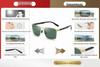 2026 Men's European & American Fashion Square Frame Polarized Sunglasses - Outdoor Driving & Sun Protection