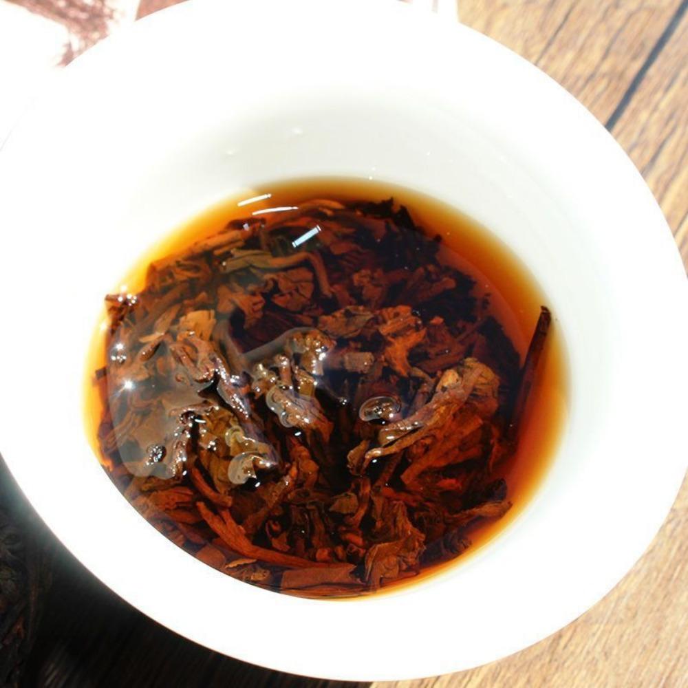 Yunnan Lincang Mengku Bingdao Aged Raw PuErh QiZi Cake 357g Ripe Tea Cake