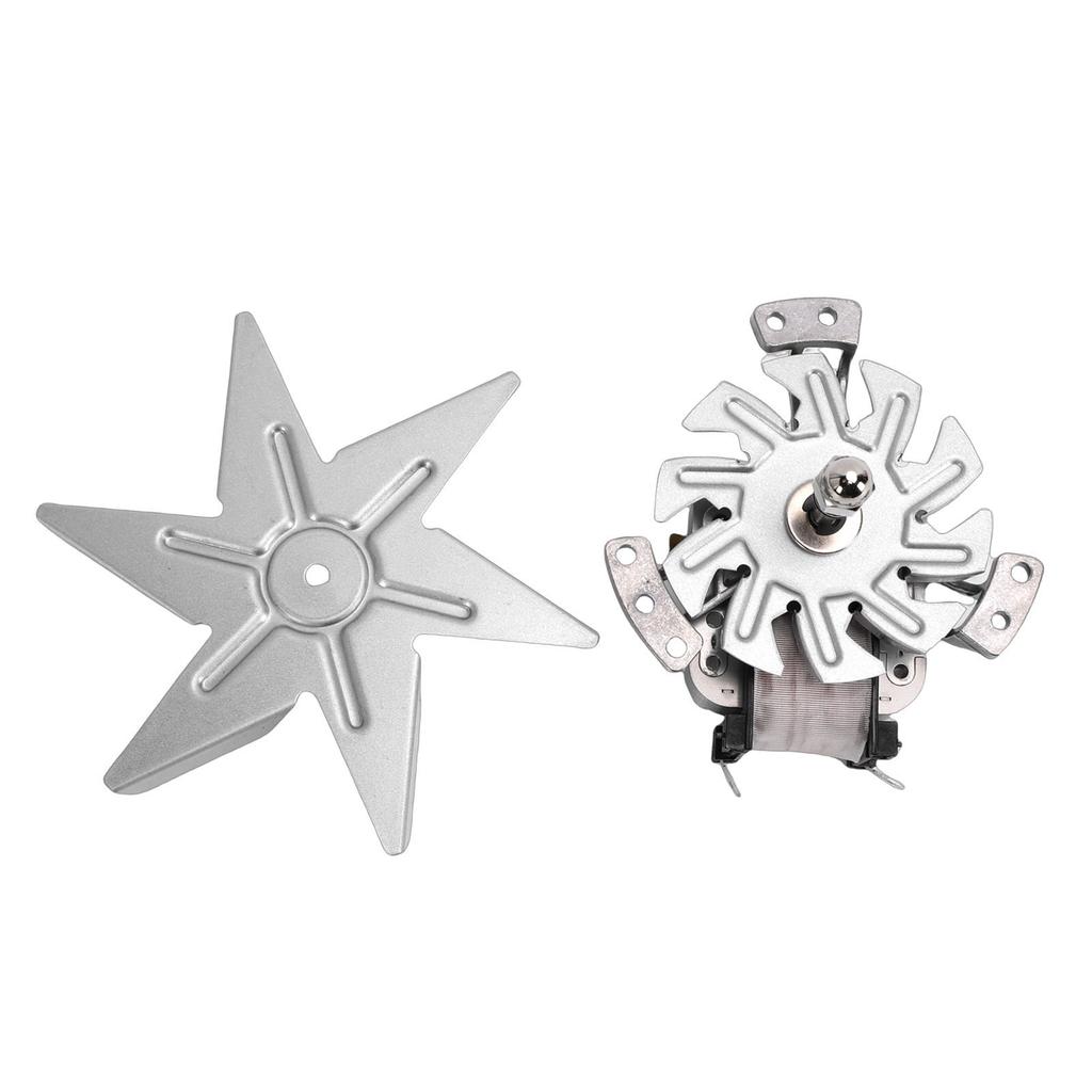 Drying Oven Fan Motor Aluminum 6 Blades Fan Motor Replacement Part for Constant Temperature Oven
