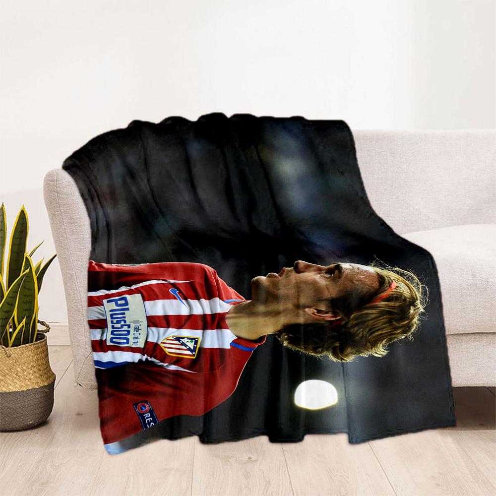 Atletico Madrid Player Blanket Comfortable Suitable for Chair Sofa Picnics Four Seasons Universal Modern Gifts For Family Or Friends