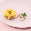 Korean Handmade Woven Yarn Ball Keychain - Creative Fruit Pendant Ornament