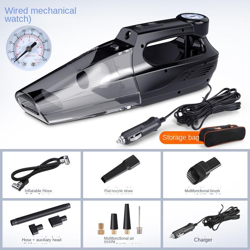 Car Vacuum Cleaner Wireless 4-in-1 High Power Suction Emergency Air Pump Wireless Car Air Pump